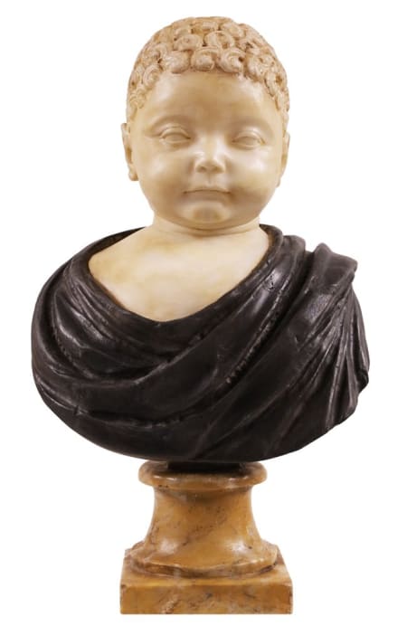 Scuola Romana — Busto di fanciullo
